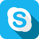 Skype DeepSkyBlue icon