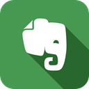 Evernote, elephant, social media SeaGreen icon