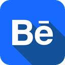 Behance, Be, be.net DodgerBlue icon