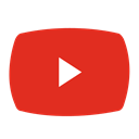 Social, video, tube, youtube Crimson icon