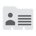 Account, user, person, Human, profile Gainsboro icon