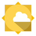 Cloud SandyBrown icon