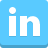 social media, Linkedin LightSkyBlue icon