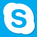 Skype DeepSkyBlue icon