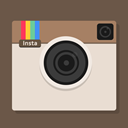 Instagram DimGray icon