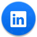 Linkedin DodgerBlue icon