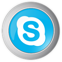 Skype DeepSkyBlue icon