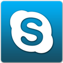 Skype DeepSkyBlue icon