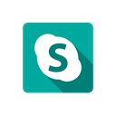 Logo, Social, Skype Black icon