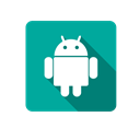robot, Social, Android DarkCyan icon