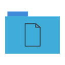Page, Blue, document, my documents, Folder Icon