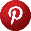 pinterest Firebrick icon