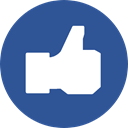 Blue facebook, Like, facebook like, Facebook, facebook dislike, Dislike DarkSlateBlue icon