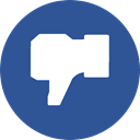 Dislike, Blue facebook, facebook dislike, Like, Facebook, facebook like DarkSlateBlue icon
