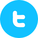 twitter, twitter logo letter, Blue twitter, twitter logo DeepSkyBlue icon