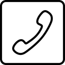 telephone, phone, Communication, Call Black icon