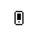 Calling, Cell phone, Bit, Android, responsive, Mobile, mobile phone, phone, Call, Communication Black icon