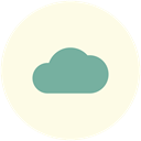weather, Clouds, sun, Sunny, Cloudy, Cloud, Rain OldLace icon