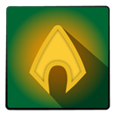 Super, aquaman, hero, Aqua DarkGreen icon