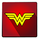 Super, hero, wonderwoman Firebrick icon