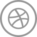 Logo, Social, media, social media, dribbble, Circle LightSlateGray icon