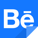 Communication, social media, social network, behance logo, Behance DodgerBlue icon