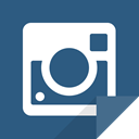 Instagram, instagram logo, social network, Communication DarkSlateBlue icon