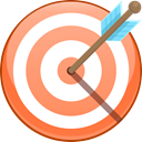 Goal, Target LightSalmon icon