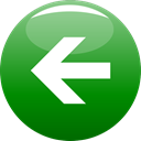 Arrow, Left Green icon