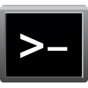 Console, Command, Command line Black icon