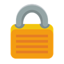 Lock Orange icon