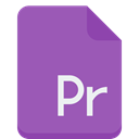 Premiere, File MediumOrchid icon