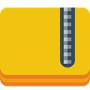 Zip, File Gold icon