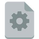 File, Exe Silver icon