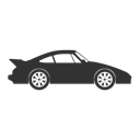 auto, vehicle, Automobile, sportcar, Car Black icon