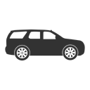 Suv, auto, Automobile, vehicle, Car DarkSlateGray icon