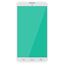 smartphone, mobile phone LightSeaGreen icon