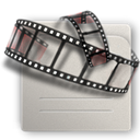 videos, Folder Silver icon