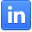 Linkedin CornflowerBlue icon