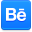 Behance DodgerBlue icon