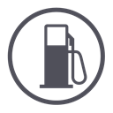 station, fuel, Gas, Oil, gasoline Black icon