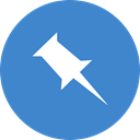 pinboard SteelBlue icon