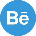 Behance DodgerBlue icon