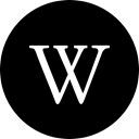 wikipedia Black icon