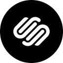 Squarespace Black icon