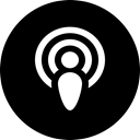 podcast Black icon