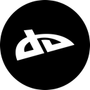 Deviantart Black icon