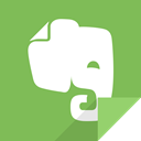 evernote logo, Evernote YellowGreen icon