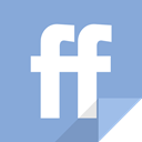 Communication, Friendfeed, friendfeed logo SkyBlue icon