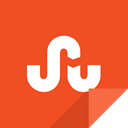 Communication, stumble logo, Stumbleupon OrangeRed icon